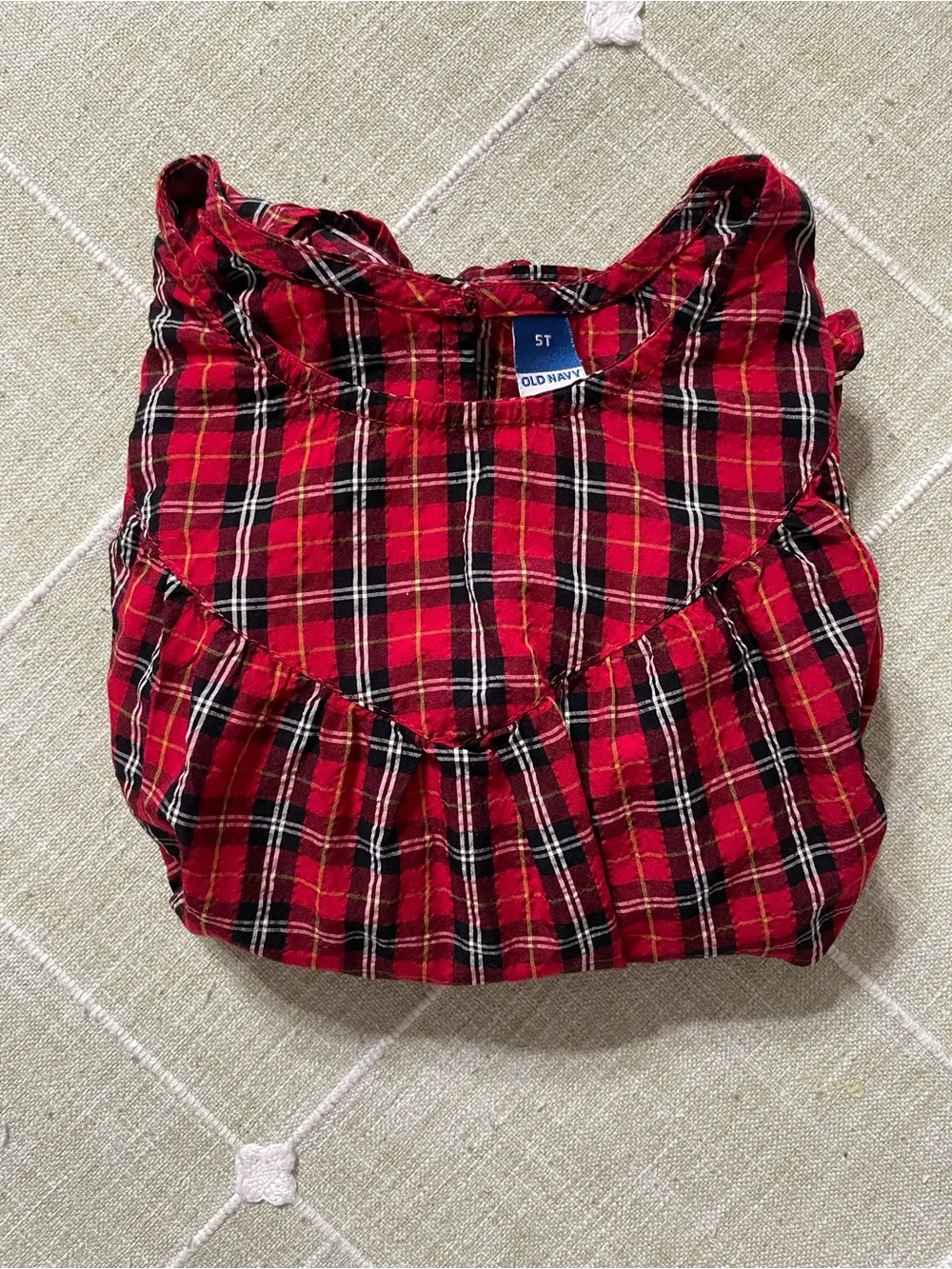 Old Navy Red Plaid Girls' Skirted Bottoms